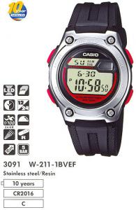 Часы CASIO W-211-1BVEF