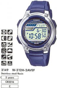 Часы CASIO W-212H-2AVEF