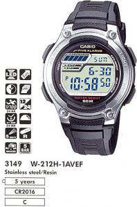 Часы CASIO W-212H-1AVEF