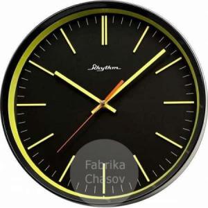 Настенные часы RHYTHM 525 желтые